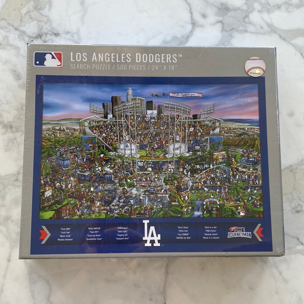 MLB Dodgers Puzzle 500 piece Los Angeles‎ Find
Joe Journeyman Puzzle